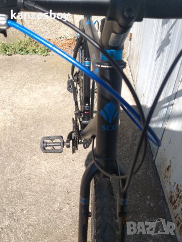 Хибриден велосипед Sco, произведен в Дания, изцяло лек алуминий Shimano tourney 7×3, алуминиеви джан, снимка 8 - Велосипеди - 37714327