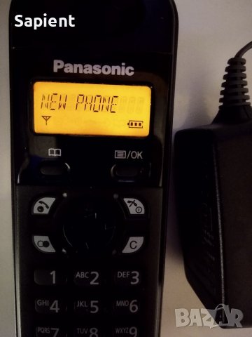 Безжичен стационарен DECT телефон Panasonic., снимка 4 - Стационарни телефони и факсове - 17144991