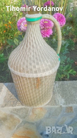 Плетена дамаджана., снимка 4 - Антикварни и старинни предмети - 51320863