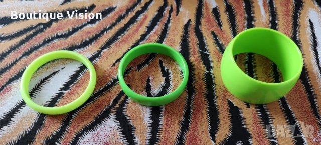 Ново! 3 броя неонови гривни