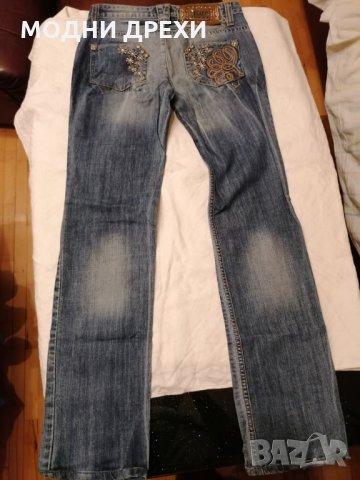 ОРИГИНАЛНИ дамски дънки ROBERTO CAVALLI, снимка 9 - Дънки - 20801958
