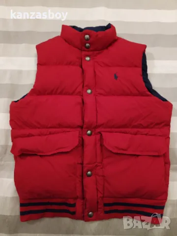 Polo Ralph Lauren - двулицев детски елек 10-12год. КАТО НОВ, снимка 3 - Детски якета и елеци - 48396090