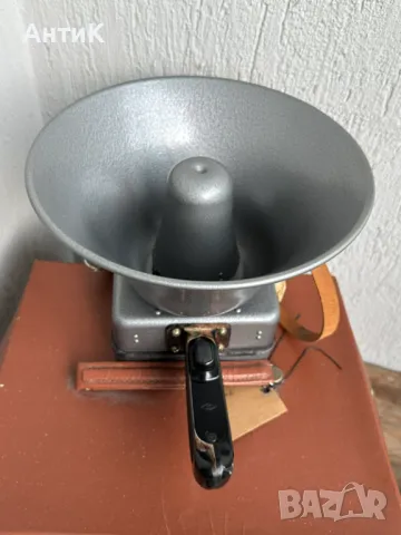 Соц Мегафон Рупор Электромегафон ЭМ-2М СССР, снимка 6 - Антикварни и старинни предмети - 49069216