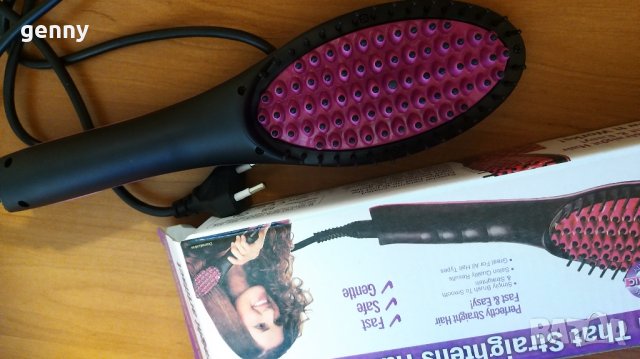 Нова електрическа четка за коса, снимка 1 - Преси за коса - 44049306