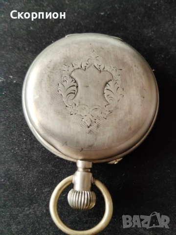 Швейцарски СРЕБЪРЕН джобен часовник 1925г. - ПРОМОЦИЯ, снимка 13 - Джобни - 50823822