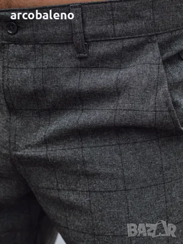 Мъжки ежедневен графитен панталон, снимка 3 - Панталони - 47870717