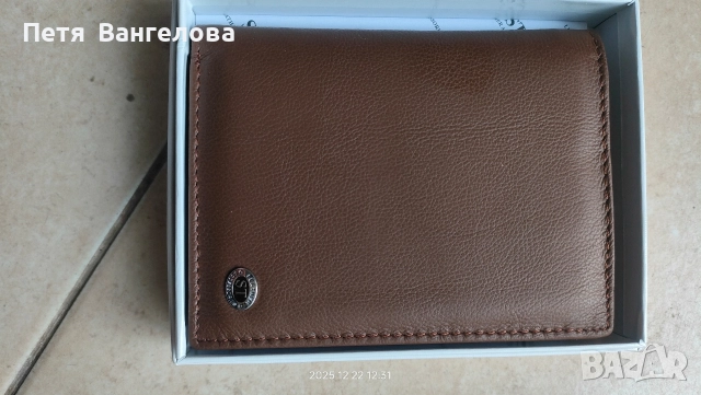 портфейл естествена кожа, снимка 2 - Портфейли, портмонета - 52895277