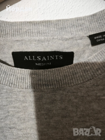 Allsaints пуловер Органичен памук, снимка 3 - Пуловери - 52101831