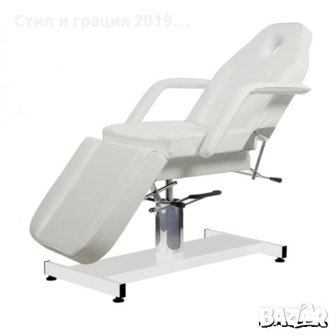 Хидравлична кушетка Ment 185 x 63/83 x 63/77 см, снимка 1