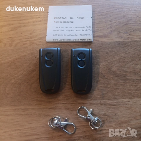 Дистанционно за гараж 433.92 MHz, Hormann Ecostar, Liftronic, 2 бр., снимка 7 - Друга електроника - 53095233