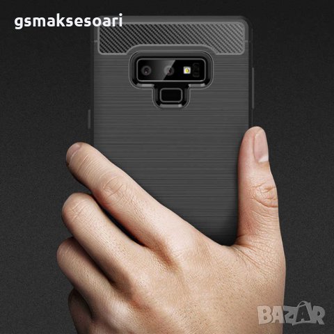 Samsung Galaxy Note 9 - Удароустойчив Кейс Гръб CARBON, снимка 7 - Калъфи, кейсове - 32608919