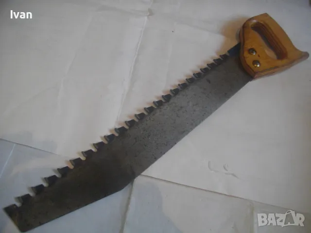 BAYER НЕМСКИ ГОЛЯМ 530мм РЪЧЕН ТРИОН С ВИДИРАНИ ЗЪБИ СТАРО ПРОФЕСИОНАЛНО КАЧЕСТВО МАСИВЕН, снимка 12 - Други инструменти - 48998378