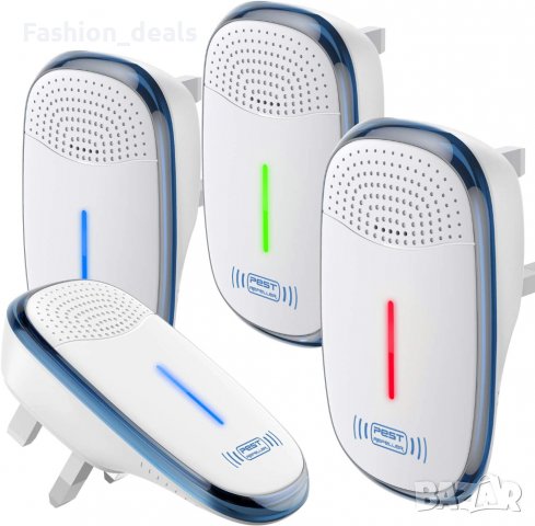 Нови 4 броя Ултразвуков уред отблъскващ вредители-комари, мишки, насекоми