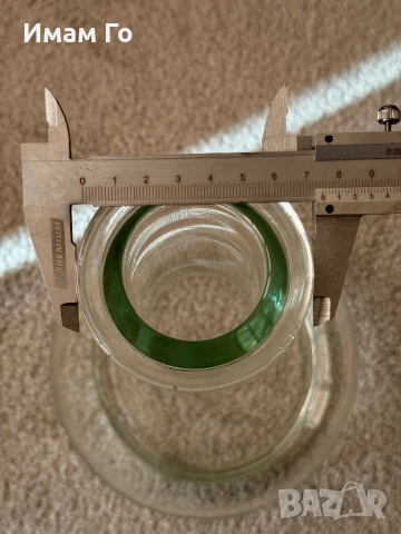 hookahTree Drop Clear стъклена ваза за наргиле ~43 мм гърловина – аксесоар за shisha / hookah, снимка 5 - Наргилета - 52439799