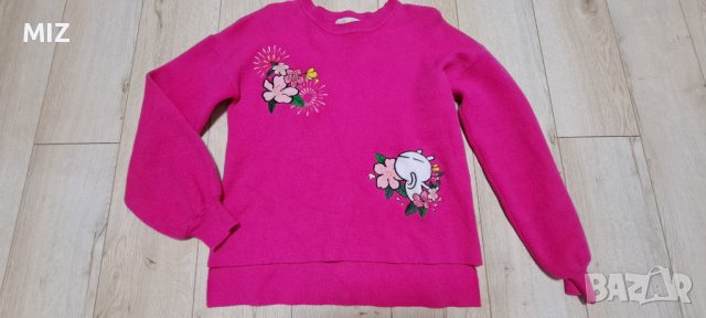 Cache Cache Дамски пуловер с апликации-размер XS/S, снимка 1 - Блузи с дълъг ръкав и пуловери - 40691883