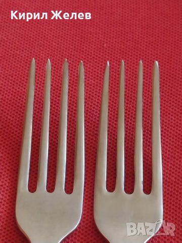 Две стари вилици с маркировка В, Търново сърп и чук за КОЛЕКЦИЯ ДЕКОРАЦИЯ БИТОВ КЪТ 33351, снимка 3 - Други ценни предмети - 43848252