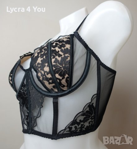 80В/С (М размер) късо корсетно бюстие/топ, снимка 2 - Корсети, бюстиета, топове - 43265745