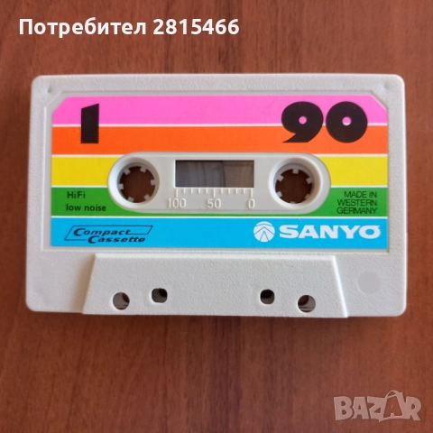 Аудио касета/ касетка SANYO, снимка 4 - Аудио касети - 51809850