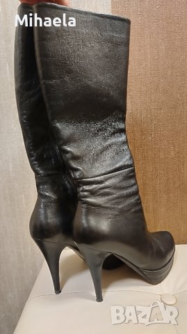 Дам. ботуши - естествена кожа 37, снимка 2 - Дамски ботуши - 43353658