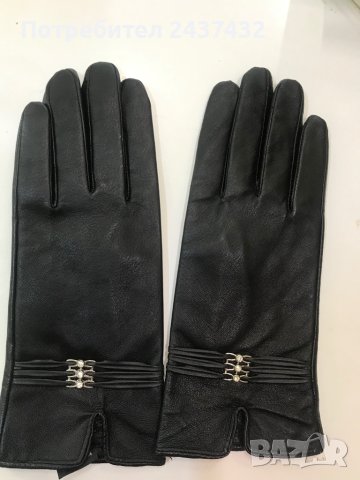 Дамски кожени ръкавици, снимка 1 - Ръкавици - 43711368