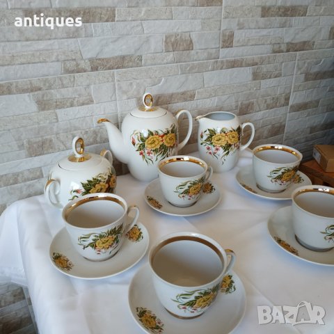 Сервиз за чай - 16 части - Полтавский фарфоровый завод - Сделано в СССР, снимка 12 - Сервизи - 39909174