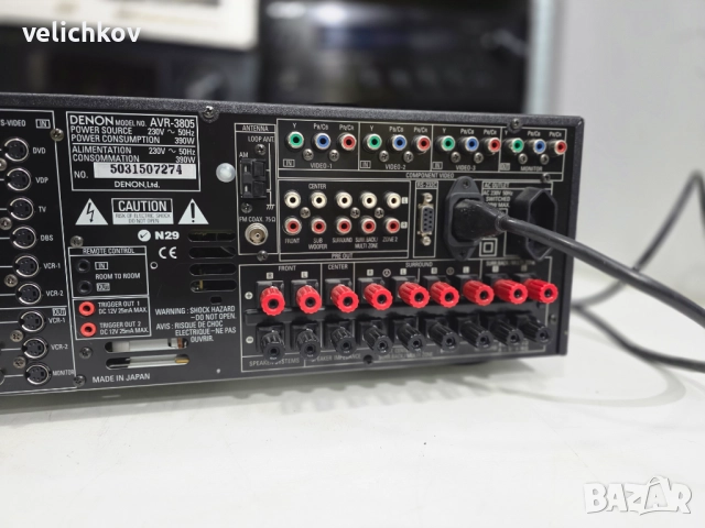 Denon AVR-3805 – легендарен AV ресивър , снимка 4 - Ресийвъри, усилватели, смесителни пултове - 51487397