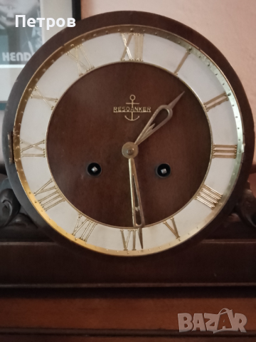 часовник каминен настолен resoanker, снимка 2 - Антикварни и старинни предмети - 44857558