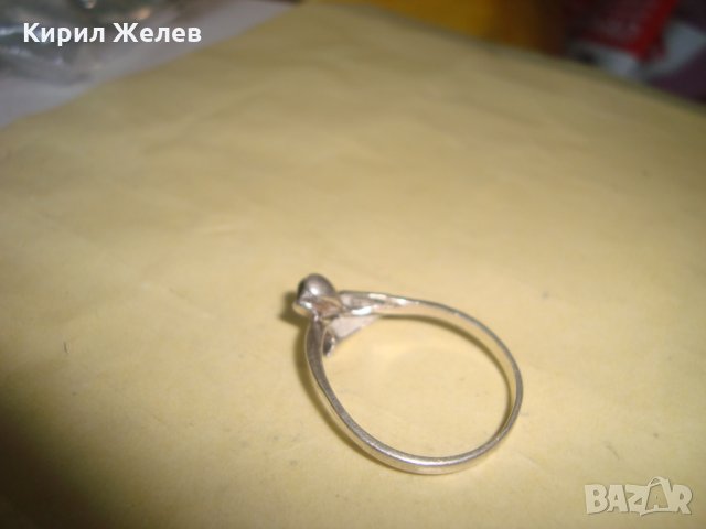 СТАРИНЕН СРЕБЪРЕН АРТ ДЕКО ПРЪСТЕН РЪЧНА РАБОТА СРЕБРО 20517, снимка 9 - Антикварни и старинни предмети - 32991940
