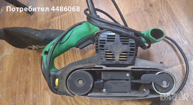Лентова шлайфмашина HiKOKI HITACHI SB8V2, 1020 W, 250-450 м-мин, 533 х 76 мм, снимка 2 - Други инструменти - 53367529