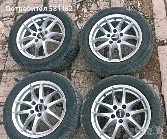 Продавам 4 броя лети джанти RONAL R46M 16" 5x112 7.0J ET49 76,0 Silver. 