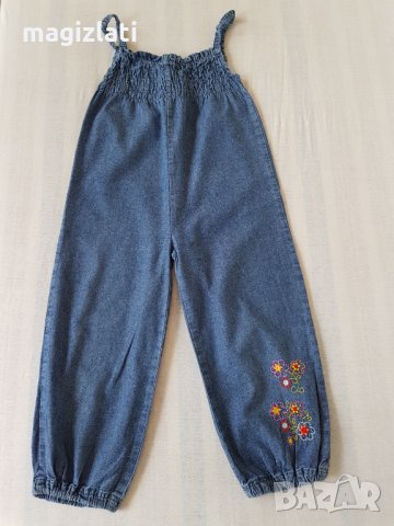 Летен дънков гащеризон - 4 години, снимка 2 - Детски панталони и дънки - 28884931