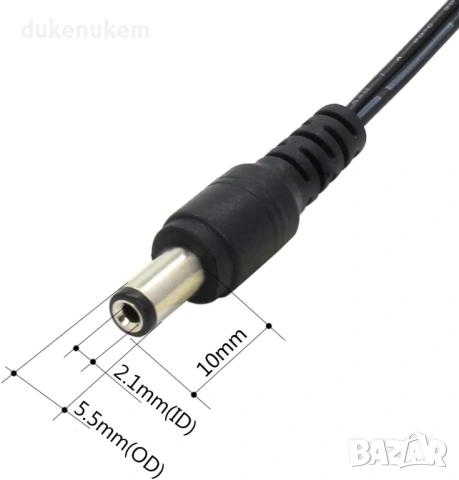 Захранващ адаптер 12V 1.5A – 5.5 x 2.1 mm, снимка 3 - Друга електроника - 53353468