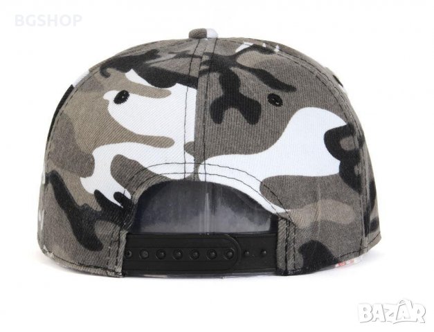 Хип - Хоп шапка - Сив камуфлаж , снимка 8 - Шапки - 27398536