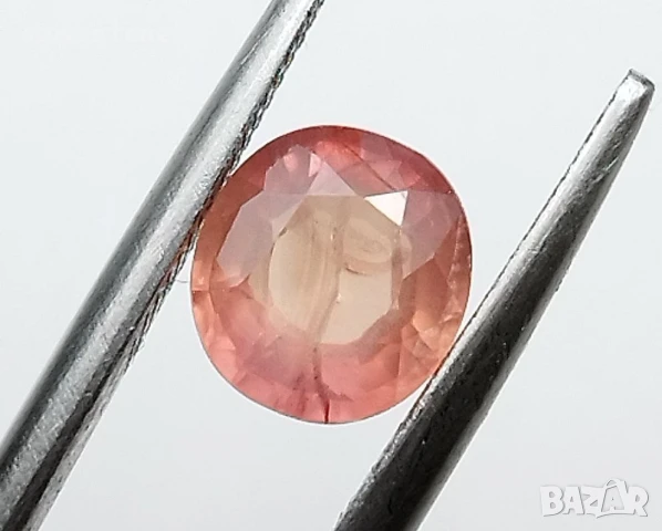 Елегантен нетретиран Падпараджа сапфир 1.14кт.! Сертифициран! Нов!, снимка 6 - Други - 50500531