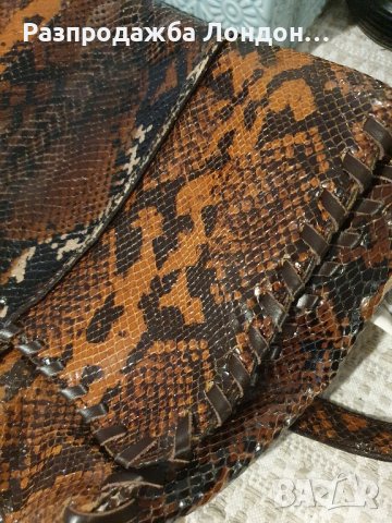ZARA чанта змийска кожа.от 96лв, снимка 5 - Чанти - 43640409