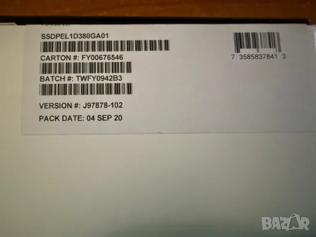 Нов Intel Optane SSD 905P Series 380GB SLC NVME невероятно ускорение latency. deep queue performance, снимка 2 - Твърди дискове - 49372636