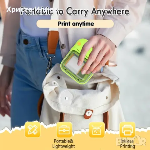 Принтер за етикети Bluetooth машина за етикети Термо стикери за iOS и Android телефони, снимка 6 - Принтери, копири, скенери - 50269220