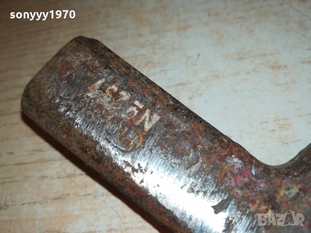 МЕТАЛНА БРАДВА ЧУК С ПЕЧАТ ЩЕМПЕЛ 1401222009, снимка 6 - Антикварни и старинни предмети - 35438725