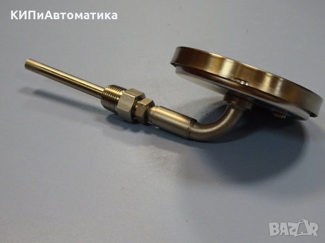 биметален термометър NUOVA FIMA Ø110 mm G1/2 KL1 0/+200°C L-85mm, снимка 4 - Резервни части за машини - 35228861