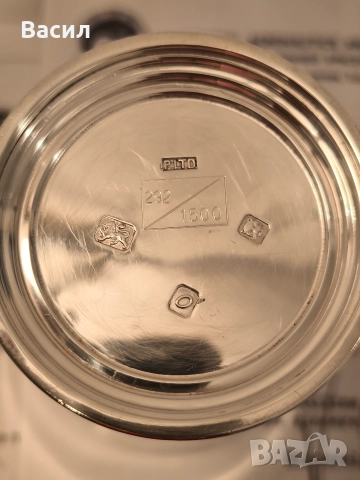 сребърна чаша NASA Apollo 11, снимка 3 - Нумизматика и бонистика - 48419618