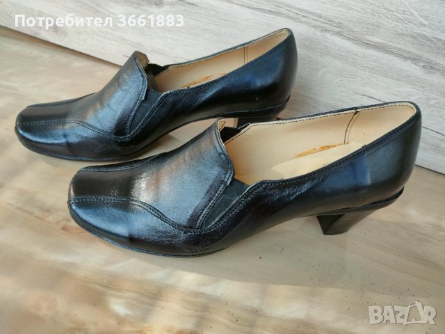 Нови кожени бълг. обувки, снимка 4 - Дамски елегантни обувки - 39894993