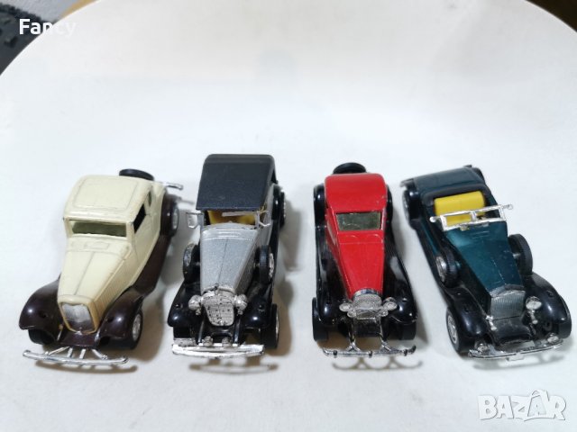 Метални колички Yatming 4 броя , снимка 2 - Колекции - 44080775