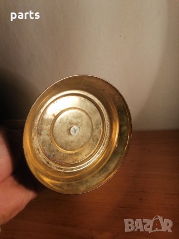 Стар Месингов Свещник N, снимка 2 - Антикварни и старинни предмети - 32269531