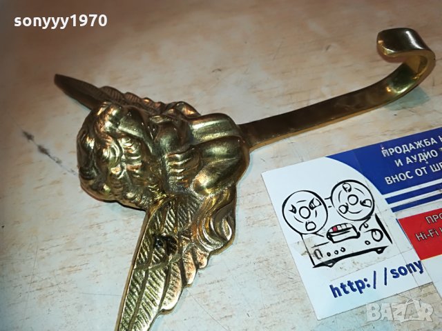 златен ангел-внос швеция-мед/месинг 0606211720, снимка 16 - Антикварни и старинни предмети - 33123426