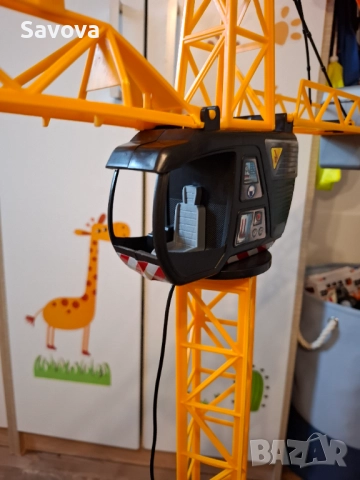 Голям кран Dickie toys с дистанционно, снимка 4 - Електрически играчки - 52370626