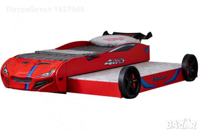 Легло кола GT1 RALLY с двойна опция за легло, снимка 5 - Мебели за детската стая - 33668941
