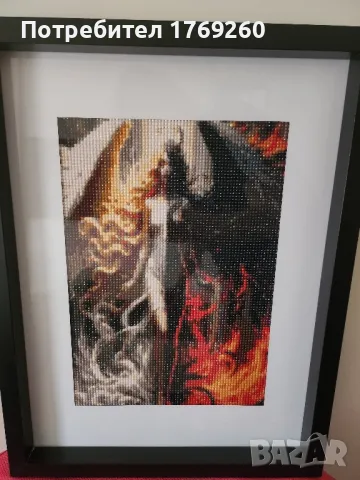 продавам диамантен гоблен Ангел и Дявол!, снимка 1