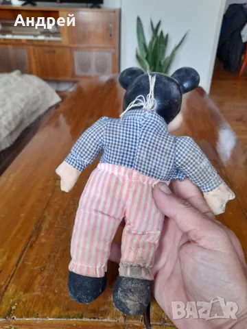 Стара кукла Мики Маус, снимка 4 - Други ценни предмети - 47549721