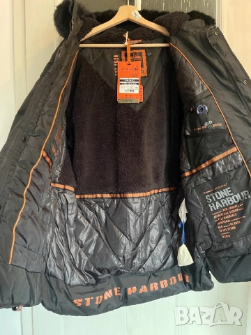Ново Мъжко зимно яке L - Черно - Navahoo Stone Harbor Mironoo - размер L, снимка 4 - Якета - 52690301