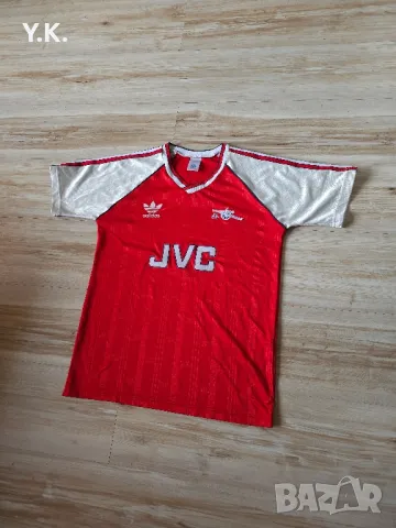 Оригинална мъжка тениска Adidas x F.C. Arsenal / Season 88-90 (Home), снимка 2 - Тениски - 49616300